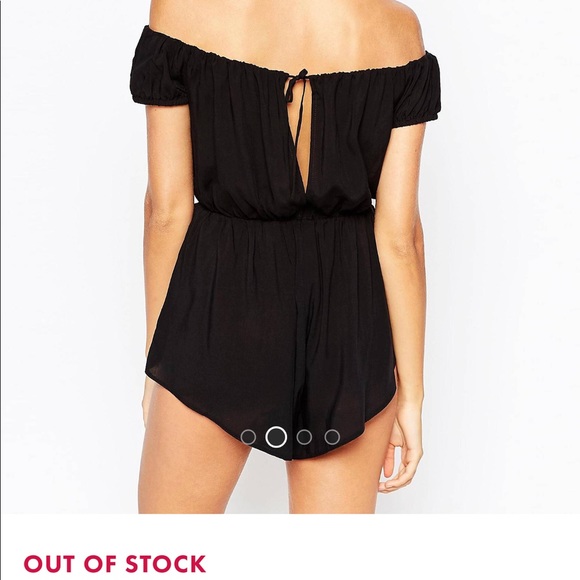 Asos off shoulder beach romper - Picture 2 of 4